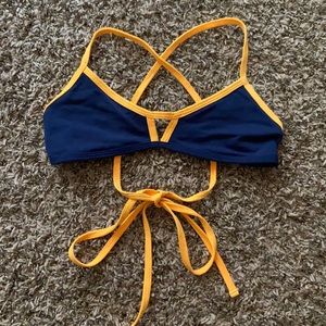 Mango/Navy Luke Jolyn Top